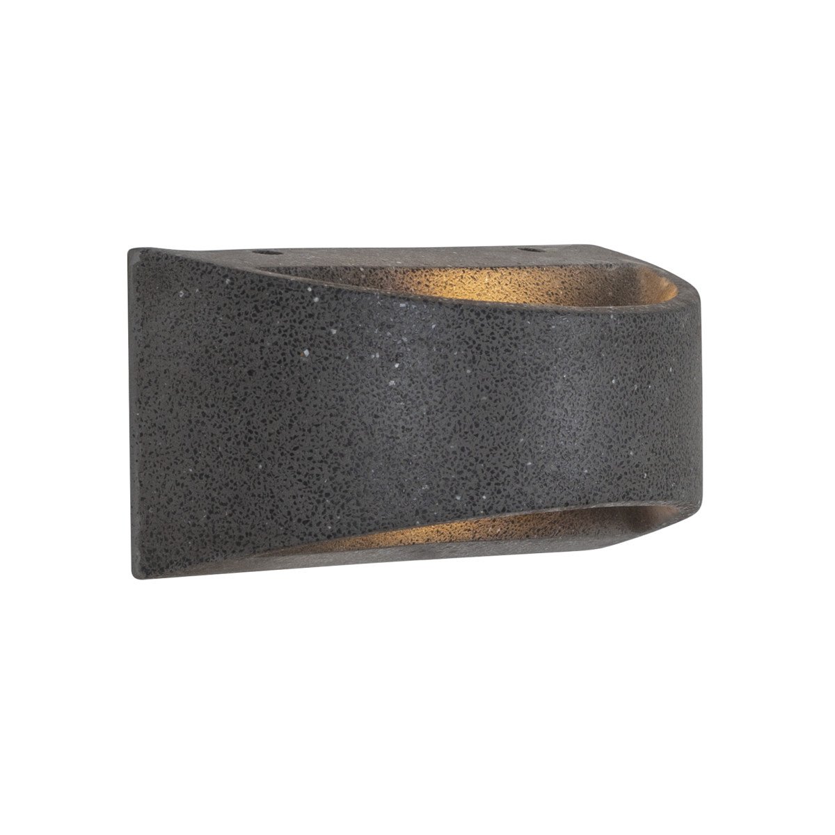 2-light indoor wall light Moon Black