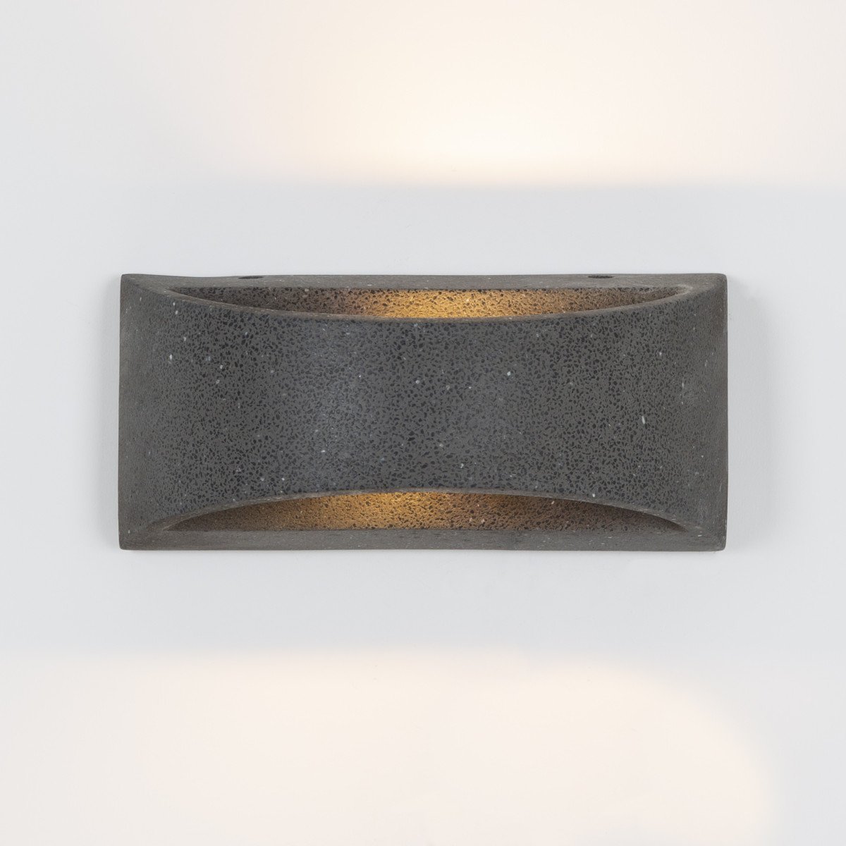 2-light indoor wall light Moon Black