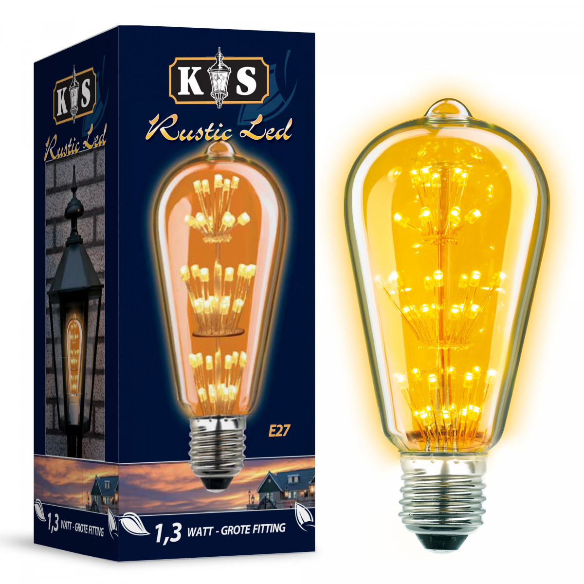 Light bulb Rustic LED